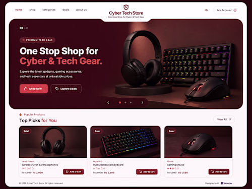 Cyber Tech Store – E-Commerce