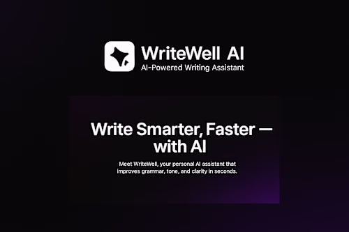 Responsive Landing Page Design for WriteWell AI