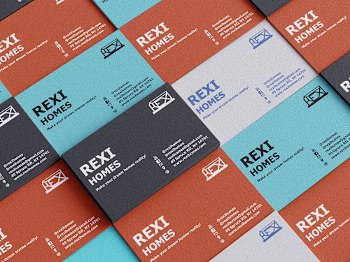 REXI logo design and branding