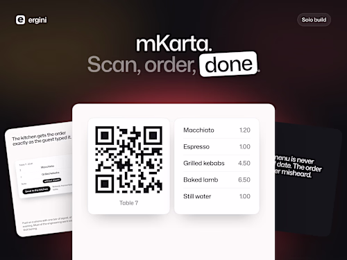 mKarta - QR menus and ordering for restaurants