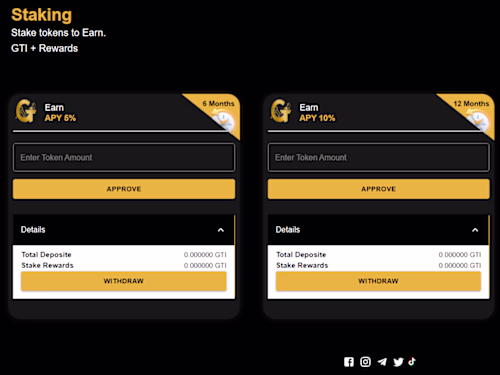 Token Staking Smart Contract