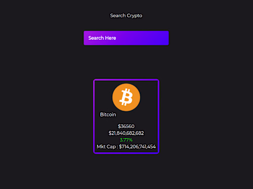 Real-Time Cryptocurrency Tracker