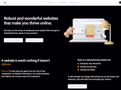 A Web Design and Development Website built from Scratch