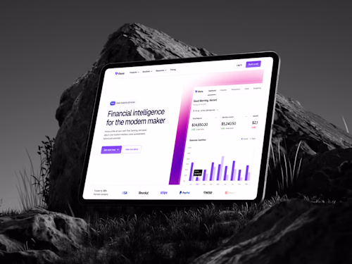 Vixora - Finance SaaS Website Design