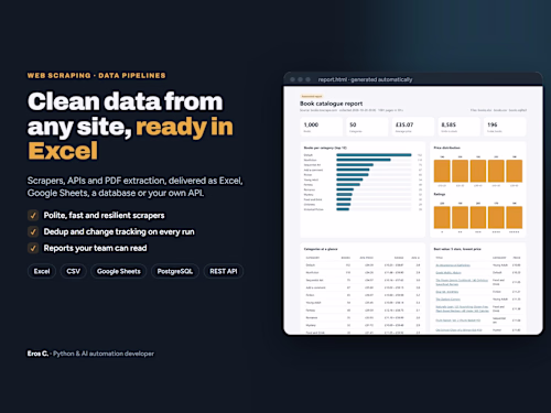 Python Web Scraper: 1,000 Products to Excel in 59 Seconds
