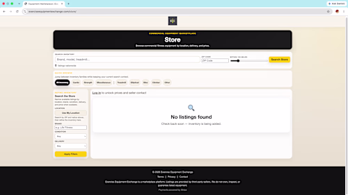 Seller Dashboard → account/listing management;