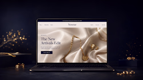 Noorae – Premium Jewelry Shopify Store Design