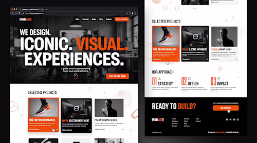 Innovate High-Impact Agency Landing Page