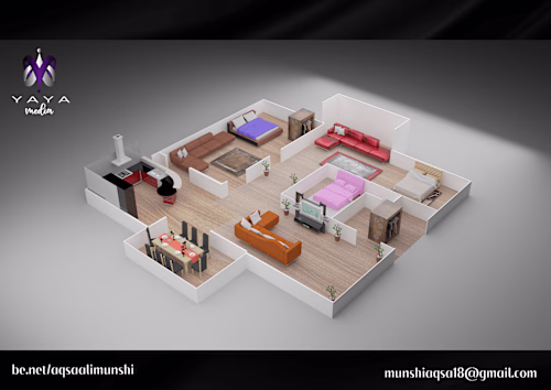 3D Portfolio on Behance