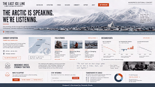 Landing Page Collection, Concept Designs