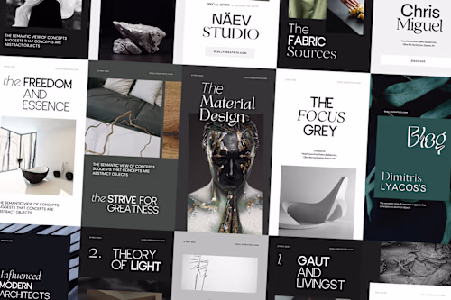 Wunder - social media with focusing on typography