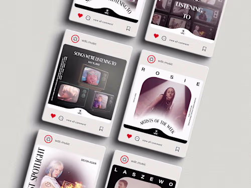 Social Media Campaign for Digital Music Magazine