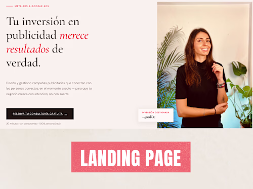 Giulia De Togni — Conversion Landing Page
