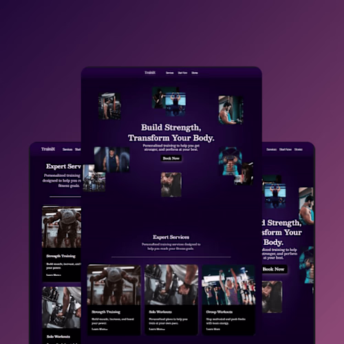 Trainix Fitness – Animated Responsive and, Seamlessly Designed.