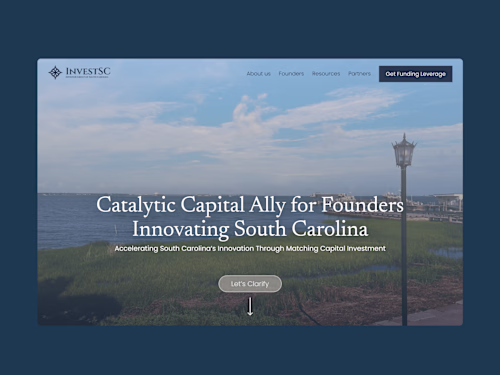 InvestSC • Webflow Development