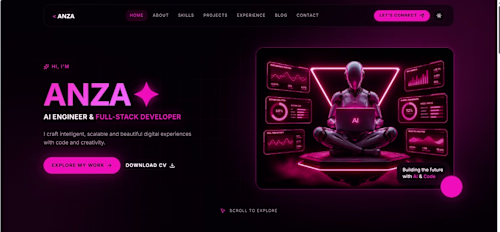 Modern Full Stack Developer Portfolio