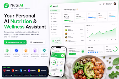 Built NutriAI, an AI-powered nutrition