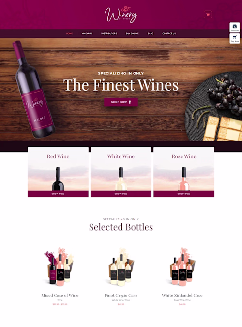 One Page Fully Custom Website