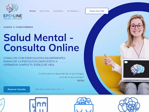 Epsyline Website, WordPress website for