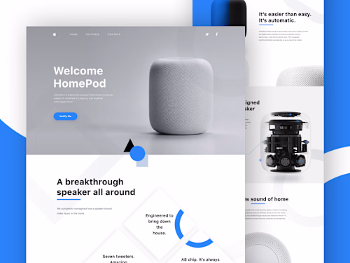Landing Page - Apple HomePod