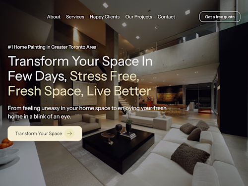 A&A Renovations: Transformed website from old to new in 3 days.