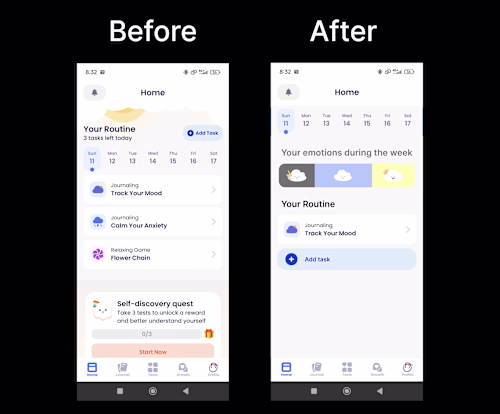 Breeze wants to help me build habits. But the home screen ga...