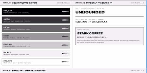 Brand Design Concept Color Palette