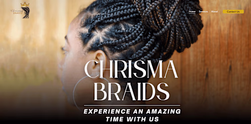 Chrisma Braids | Salon Booking Web Design | Squarespace