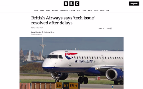 British Airways & Qatar Airways Crisis Communications