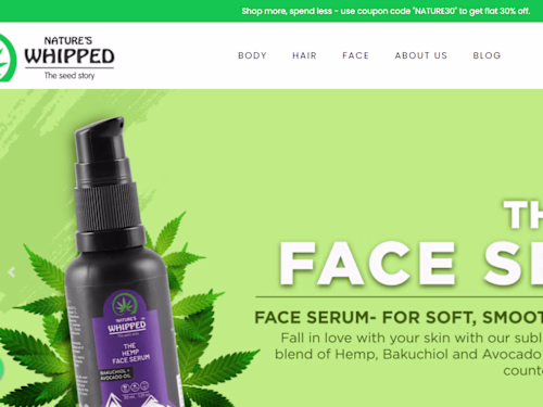 eCommerce website for Cosmetic Products