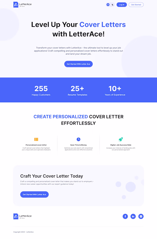 Level Up Your Cover Letter with LetterAce