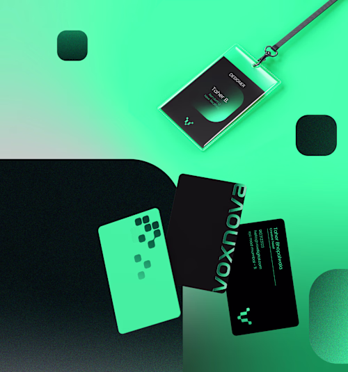 Brand identity for Voxnova