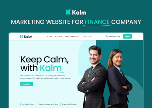 Kalm is a clean, fast-loading