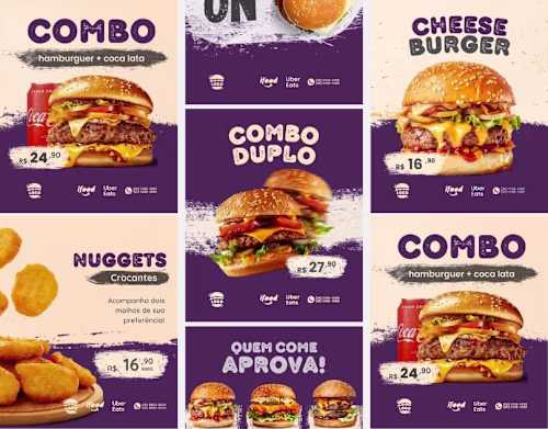 Fast-Food Digital Menu & Social Campaign