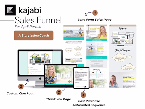 Strategic Sales Page for a Storytelling Coach