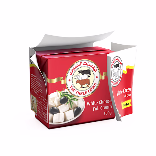 3D Product Rendering for The Three Cows Feta Cheese