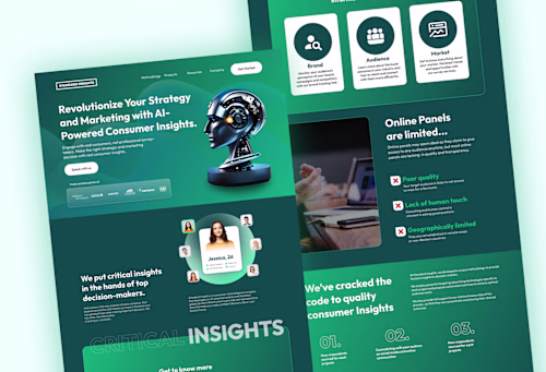 Landing page redesign for Standard-Insights :: Behance
