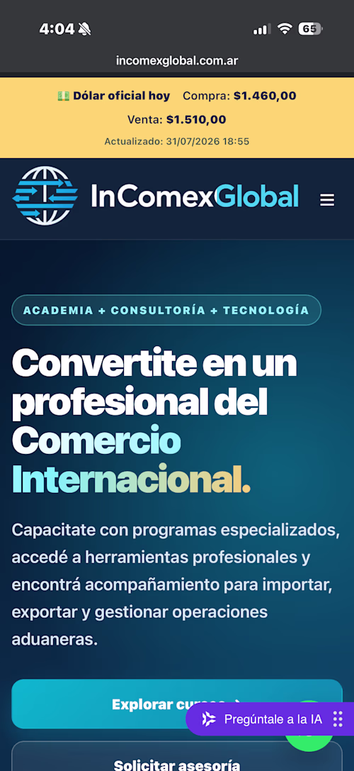 Academia y consultoría en Comercio Exterior