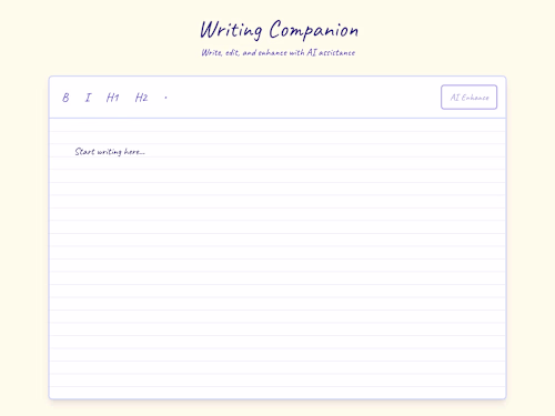 Writing Companion