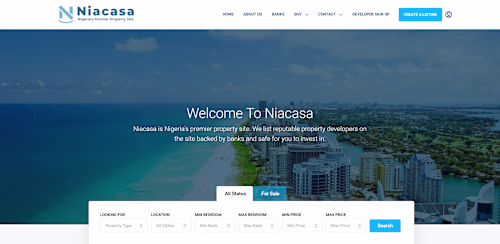 Niacasa – A Modern Landing Page for Real Estate & Rentals