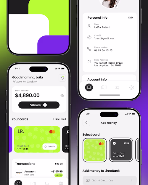 Mobile app design 