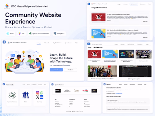 DSC HKU – Full-Stack Community Platform