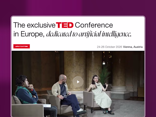 TED AI Europe — Event & Web Design