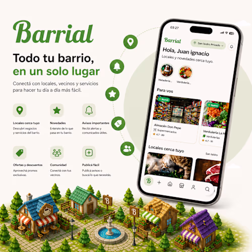 Barrial es una plataforma social-commerce