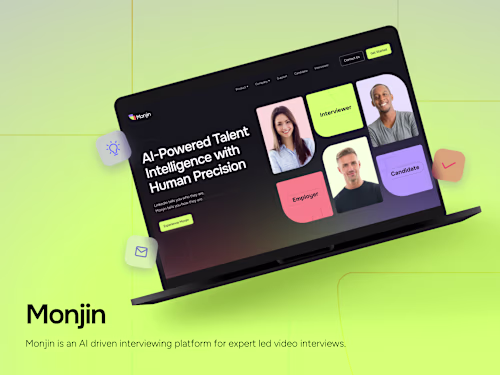 Monjin | Brand identity & UI design