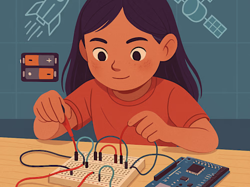 AI Front end and tinkercad circuit