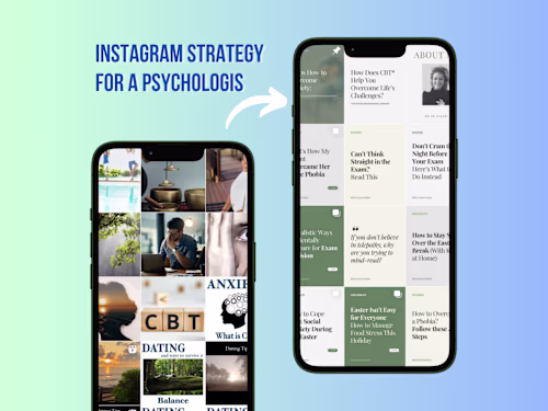 Instagram Strategy for a Psychologist