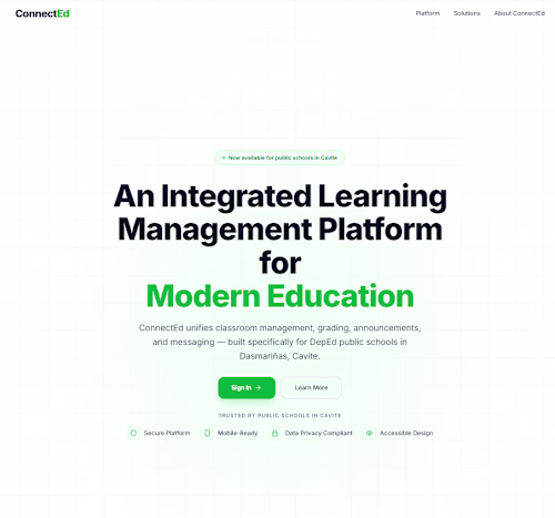 ConnectEd - Learning Management System