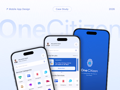One Citizen App UI UX | Mobile App | Case Study