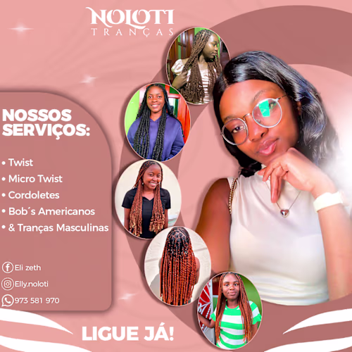 Professional braid salon design created